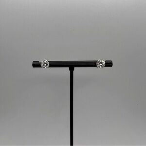 0.46ct Sterling Silver CZ Stud earrings